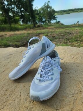 Varsity Cheer Shoes Womens Size 8 White Mesh Lughtweight Athletic Sneakers EU 39